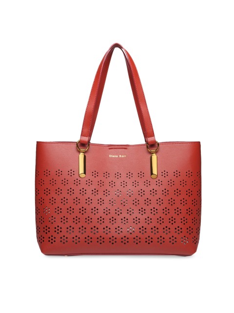 

Diana Korr Red Textured Shoulder Bag