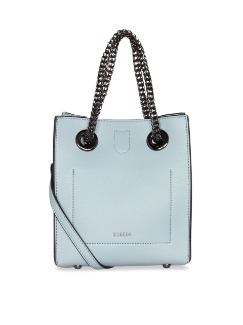 

ESBEDA Blue Solid Tote Bag