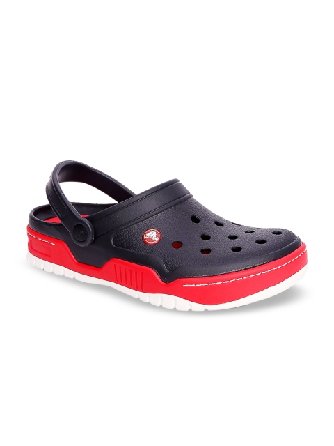 

Crocs Front Court Unisex Black Solid Clogs
