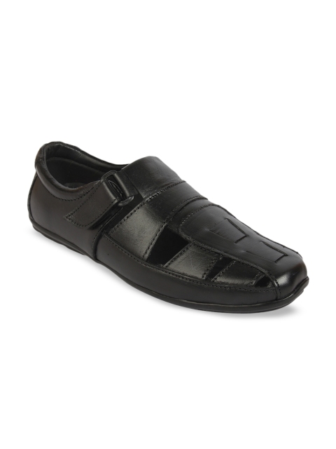 

Vardhra Men Black Shoe-Style Sandals