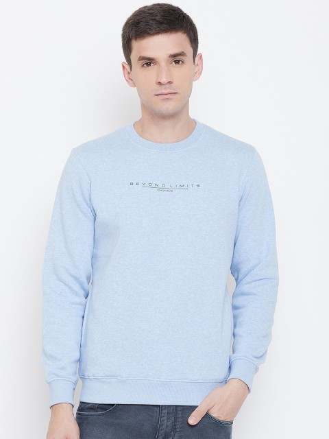 

Octave Men Blue Printed Sweatshirt