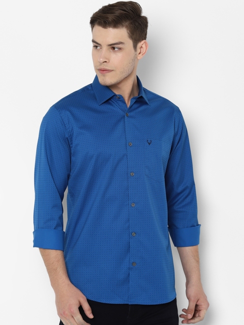 

Allen Solly Men Blue Slim Fit Printed Casual Shirt