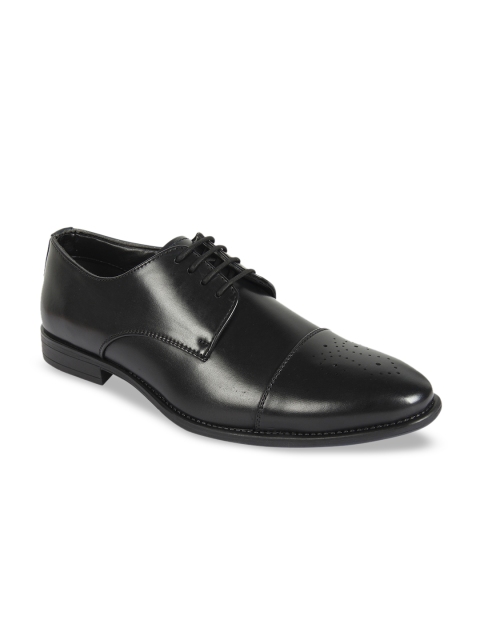 

Vardhra Men Black Solid Formal Derbys