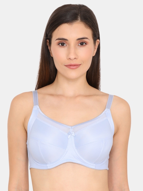 

Zivame Blue Solid Non-Wired Non Padded Everyday Bra ZI0101M0XLCBLUE