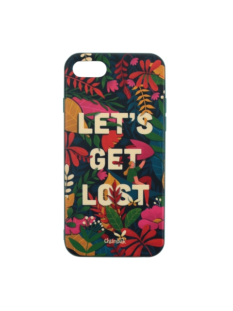 

Chumbak Blue & Orange Printed iPhone 8 and SE Mobile Case Cover