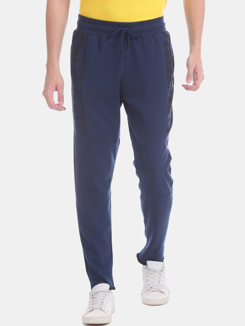 

Colt Men Blue Solid Straight-Fit Track Pants