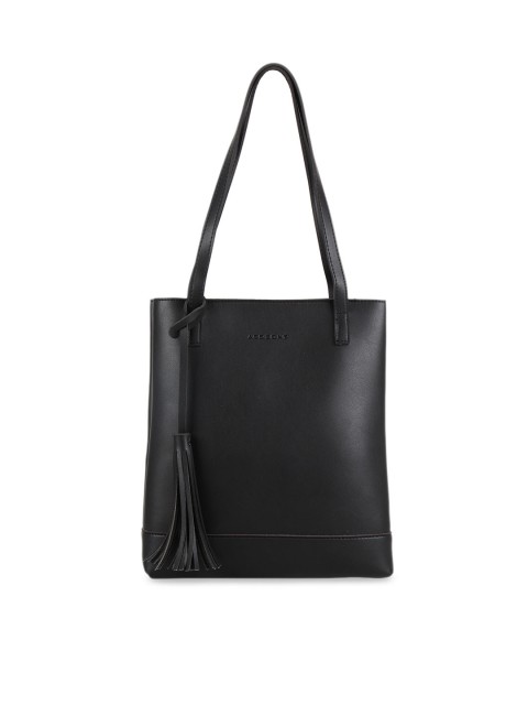 

Addons Black Solid Shoulder Bag