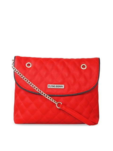 

FLYING BERRY Red Solid Sling Bag