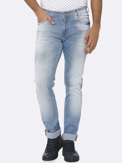 

Mufti Men Blue Slim Fit Mid-Rise Clean Look Stretchable Jeans
