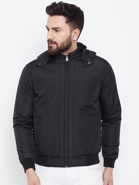

Spirit Men Black Solid Puffer Jacket