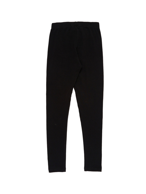 

Pantaloons Junior Girls Black Solid Skinny-Fit Leggings