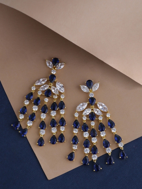 

Tistabene Blue Gold Plated Drop Earrings