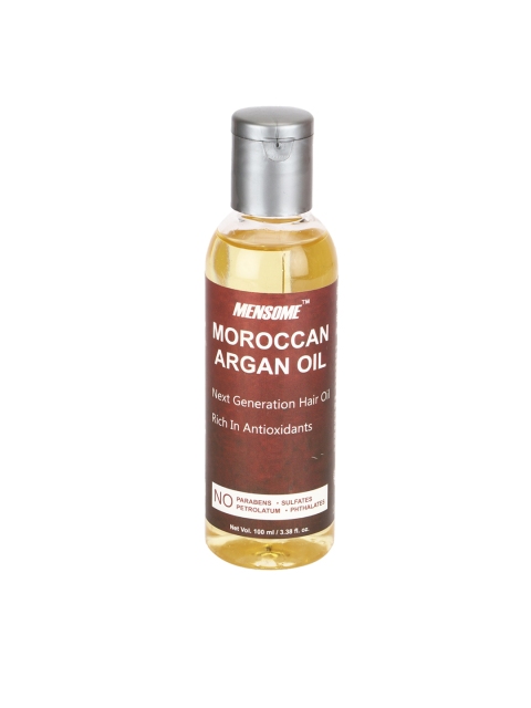 

MENSOME Unisex Moroccan Argan Hair Oil, 100 ml, Yellow