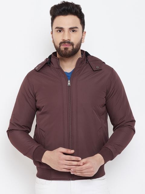 

Spirit Men Burgundy Solid Bomber