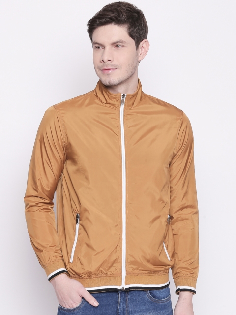 

Urban Ranger by pantaloons Men Mustard Brown Solid Padded Jacket