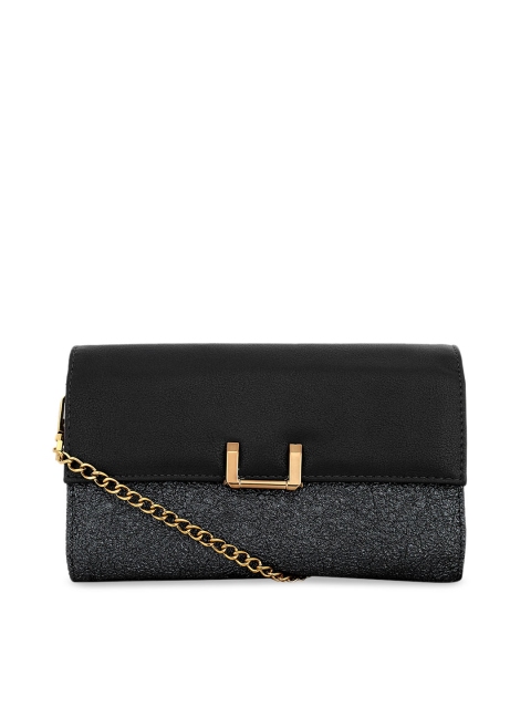 

Diana Korr Women Black Solid Two Fold Wallet
