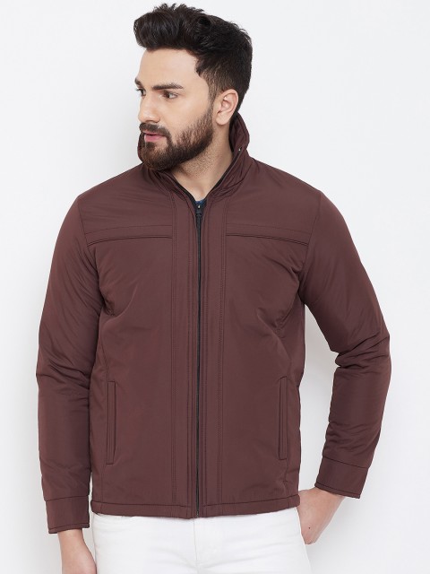 

Spirit Men Burgundy Solid Puffer Jacket