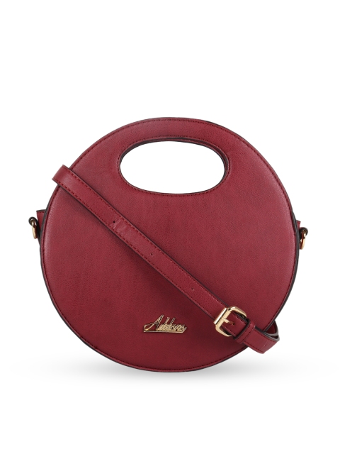 

Addons Burgundy Solid Handheld Bag