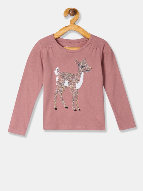 

The Childrens Place Girls Pink Printed Top