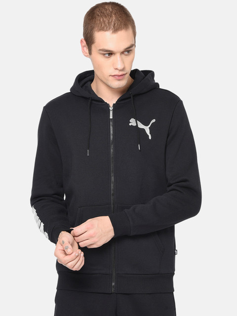 

Puma Men Black Solid KA FZ Hoody FL