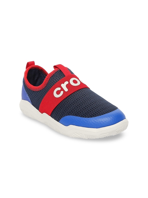 Crocs Unisex Navy Blue Swiftwater Slip-On Sneakers