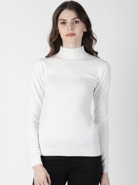 

Deal Jeans Women White Self Design Top