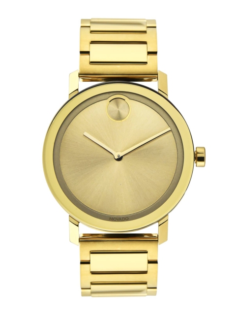 

MOVADO Men Gold-Toned Analogue Watch 3600258