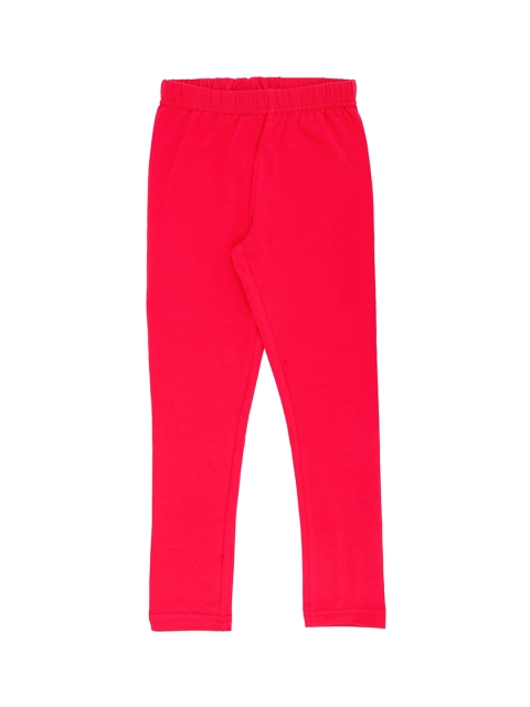 

Pantaloons Junior Girls Pink Solid Leggings