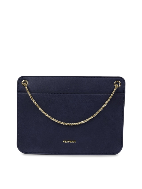 

HEATWAVE Blue Solid Handheld Bag