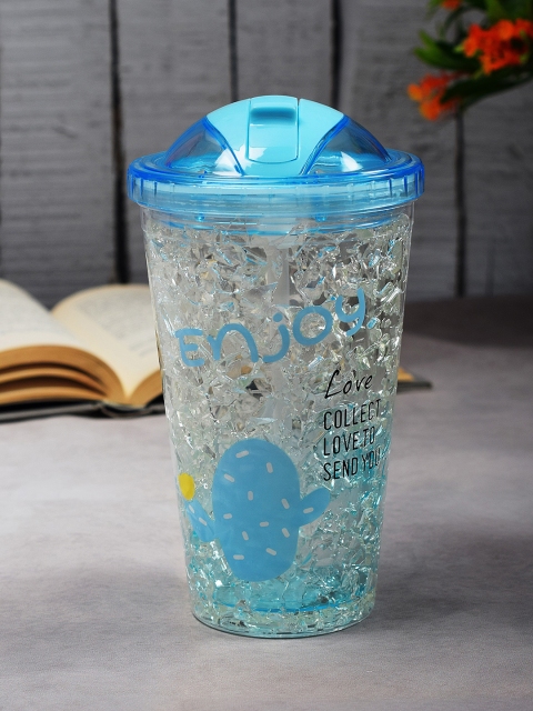 

Archies Blue & Transparent Printed Sipper Bottle With Freezing Gel