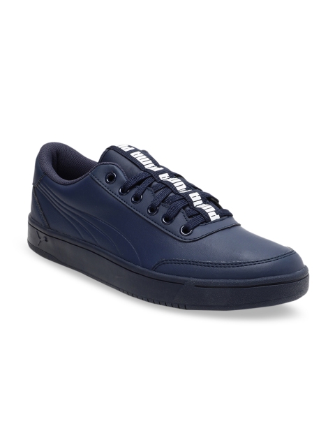 

Puma Unisex Blue Court Breaker Bold Peacoat Leather Sneakers