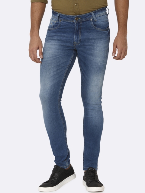 

Mufti Men Blue Skinny Fit Mid-Rise Clean Look Stretchable Jeans