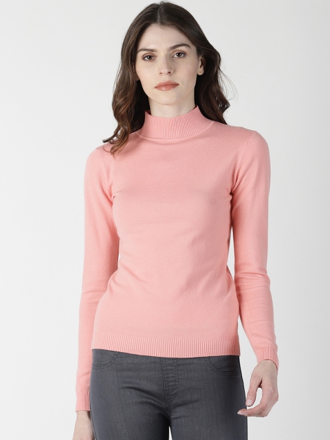

Deal Jeans Women Pink Self Design Top