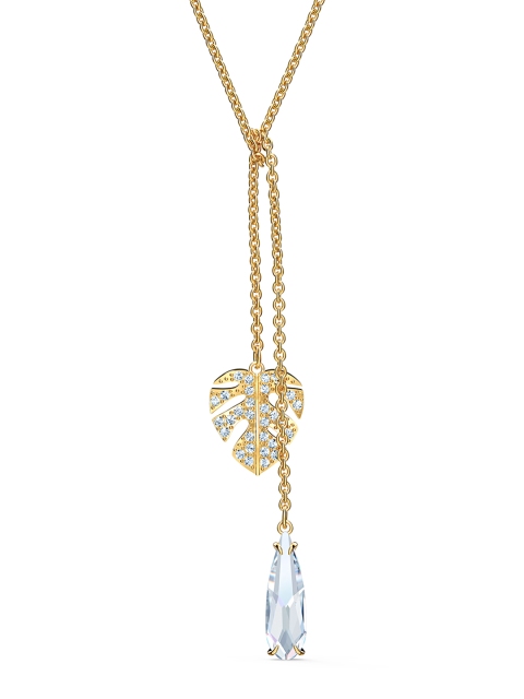 

SWAROVSKI White & Gold-Plated Alloy Necklace