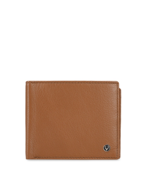 

Allen Solly Men Brown Solid Two Fold Leather Wallet