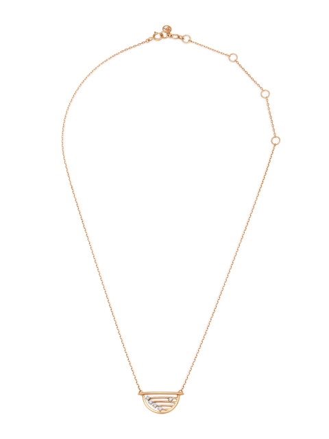 

Mia by Tanishq 14KT Gold Chain with Semicircle Pendant, Yellow