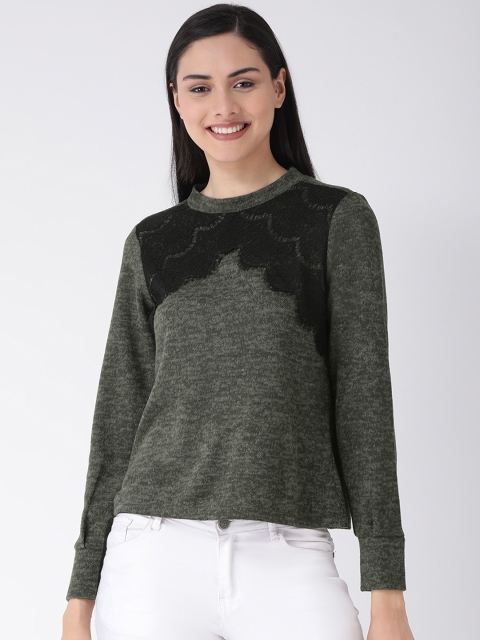 

Latin Quarters Women Green Printed Top