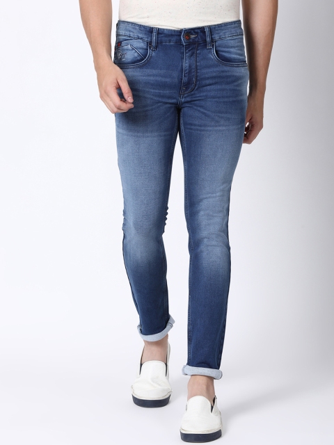 

Llak Jeans Men Blue Skinny Fit Mid-Rise Clean Look Stretchable Jeans