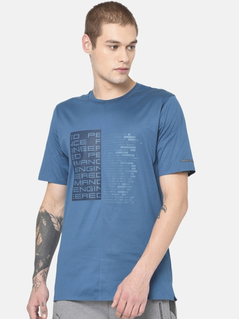 

PUMA Motorsport Men Blue M PD Graphic Printed Round Neck T-shirt