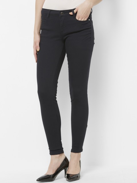 

bebe Women Black Regular Fit Mid-Rise Clean Look Stretchable Jeans