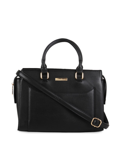 

Addons Black Solid Handheld Bag