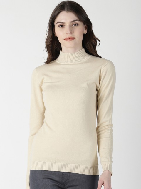 

Deal Jeans Women Beige Self Design Top