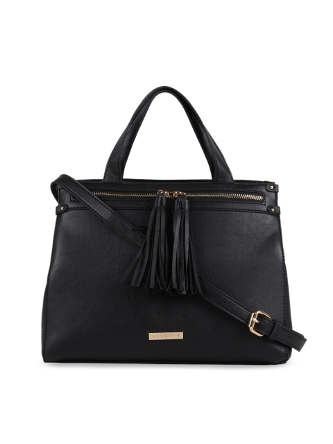 

Addons Black Solid Handheld Bag