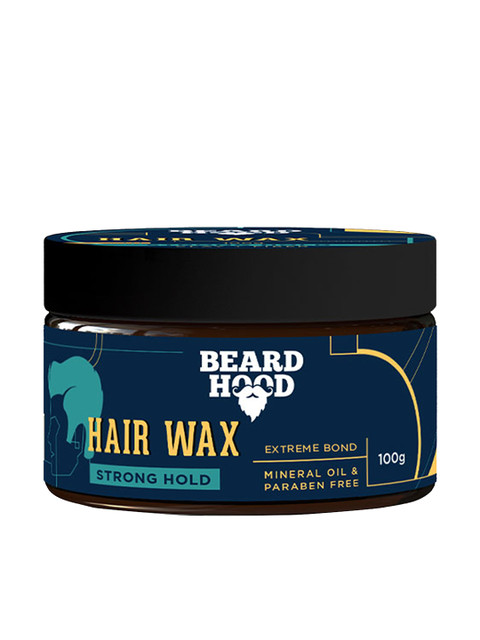 

Beardhood Men Extreme Bond Strong Hold Hair Wax Natural Look, 100g, Blue