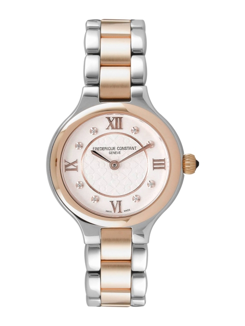 

Frederique Constant Women Classics Delight Silver-Toned Analogue Watch FC-200WHD1ER32B