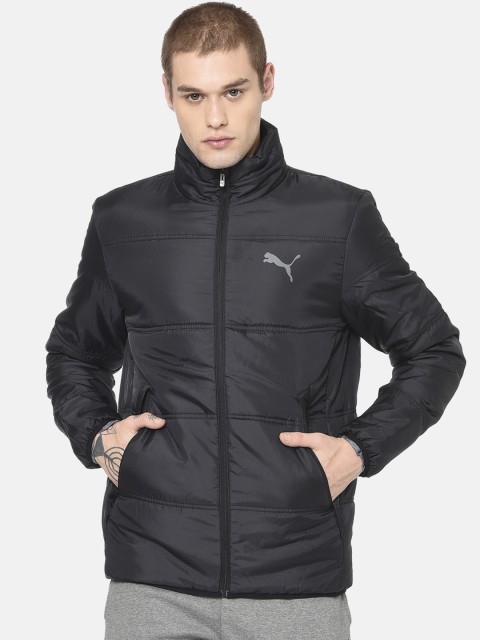 

Puma Men Black Solid Padded Jacket