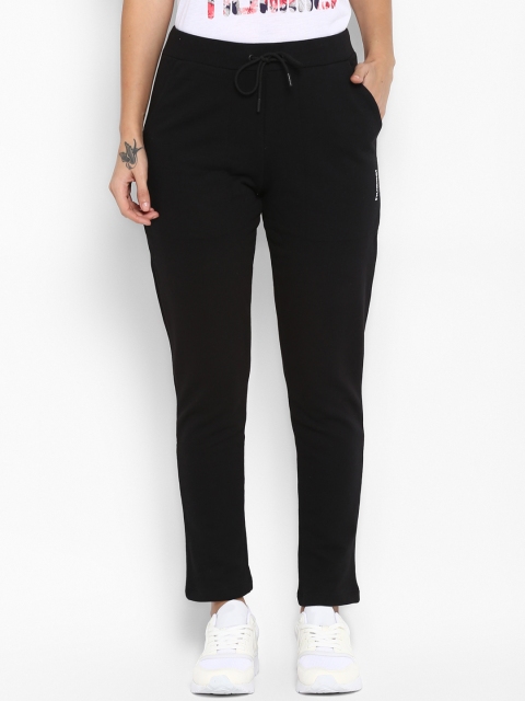 

hummel Women Black Solid Slim-Fit Outdoor Track Pants