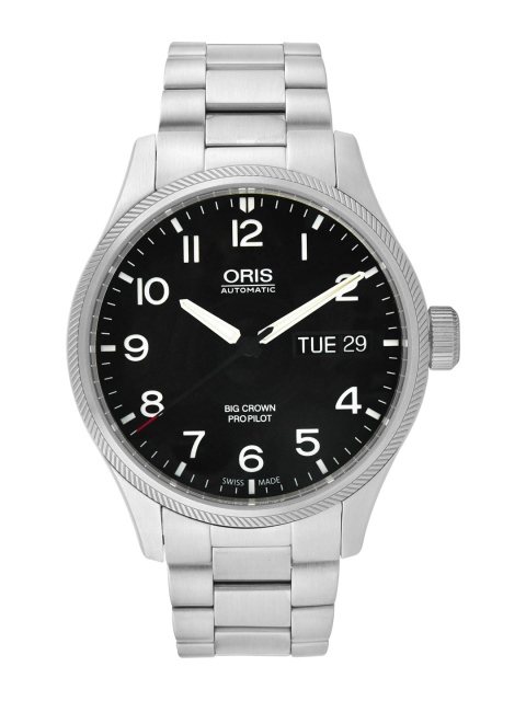 

Oris Men Black Aviation Big Crown Pro Pilot Analogue Watch 01 752 7698 4164-07 8 22 19
