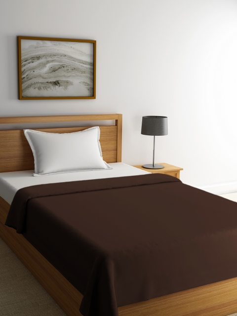 

Portico New York Brown Solid AC Room 300 GSM Single Bed Blanket