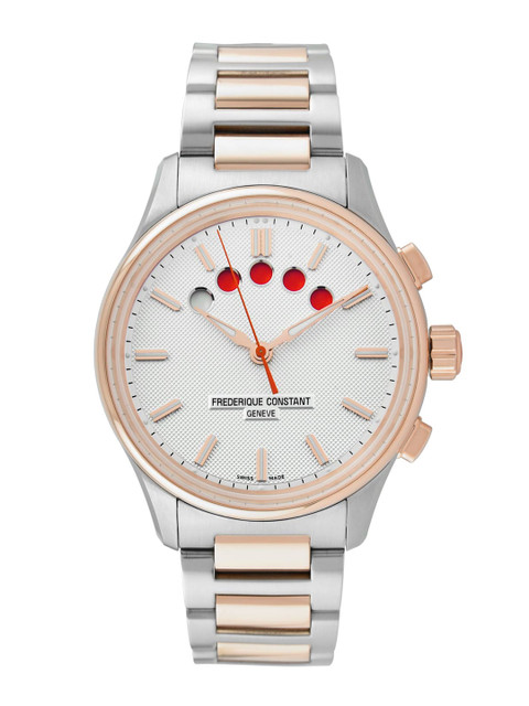 

Frederique Constant Men Yacht Timer Regatta Countdown Silver-Toned Analogue Watch